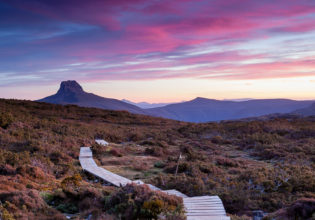 Overland Track Sunset