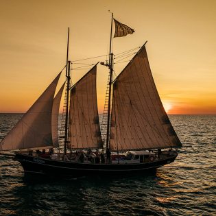 a sunset cruise in Broome, Willie Cruises