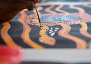 Aboriginal dot painting