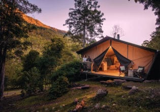 Nightfall Camp, Lamington