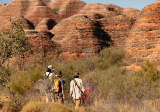 a guided walking and hiking tour at Purnululu National Park