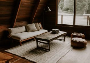 Inside the Aframe Kangaroo Valley