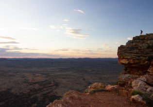 Alice Springs surrounds as seen from above