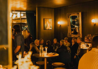 people dining inside Bar Urbane, Launceston