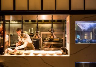 Watch chefs prepare your food from the elegant dining room at Donna Chang in Brisbane.