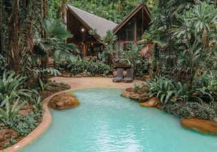 Ferntree Rainforest Lodge's pool.