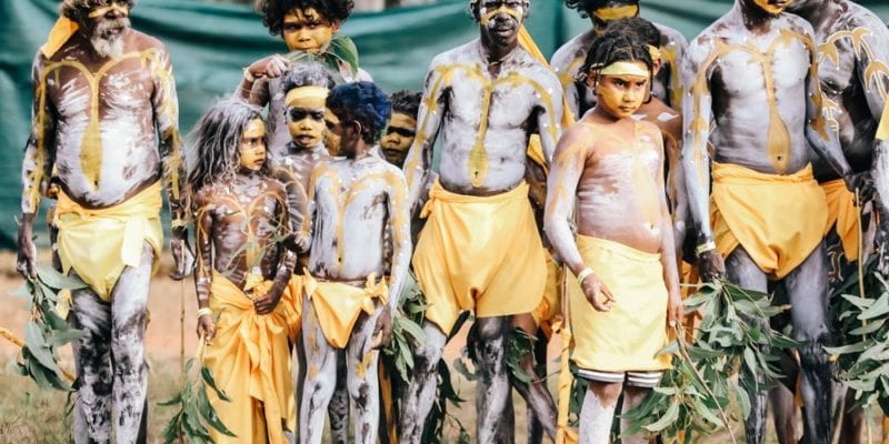 Generations of the Gumatj clan prepare to tell their stories