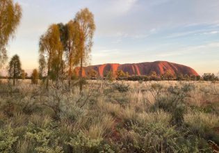 Uluru at sunrise