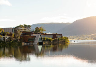 the Museum of Old and New Art (MONA) in River Derwent in Berriedale