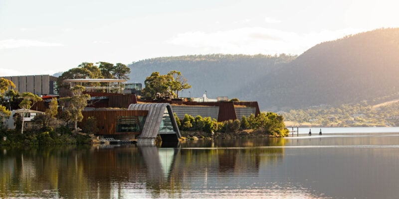 the Museum of Old and New Art (MONA) in River Derwent in Berriedale
