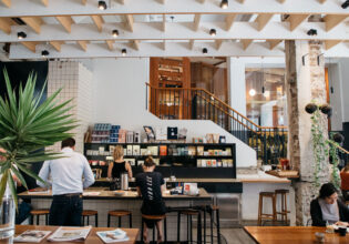 the cafe interior at Paramount Coffee Project, Surry Hills