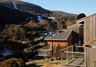a mountainside accommodation at The Cedar Cabin, Thredbo