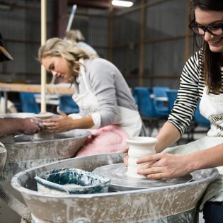 Bendigo Pottery wheelthrowing
