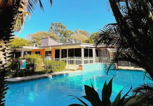 swimming pool at Brookfield Retreat, Airbnb Brisbane