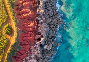 a colourful landscape of Gantheaume Point, Broome