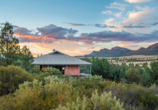 a luxury eco villa in Rawnsley Park Station
