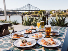 Brisbane River views at Riverland's bottomless brunch
