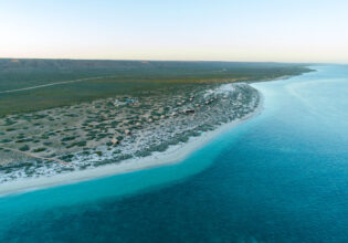 Sal Salis Ningaloo Reef aerial view
