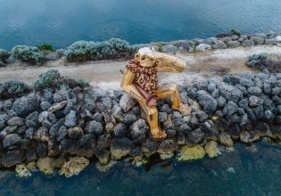 Seba's Song - Giants of Mandurah by Thomas Dambo