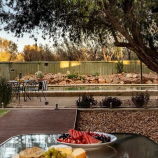 The pool at Sturt Desert Pea