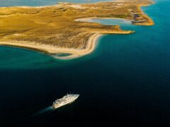 True North cruise ship on West Coast of Australia