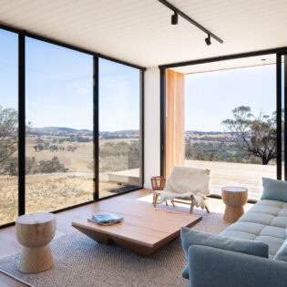 View of Orange from lounge of Kangaroobie stay