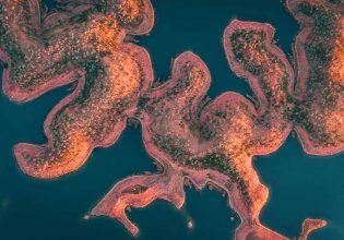 Aeriat shot of East Kimberley, WA