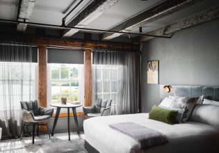 Room interiors of Stillwater Seven in Launceston, Tasmania, Australia