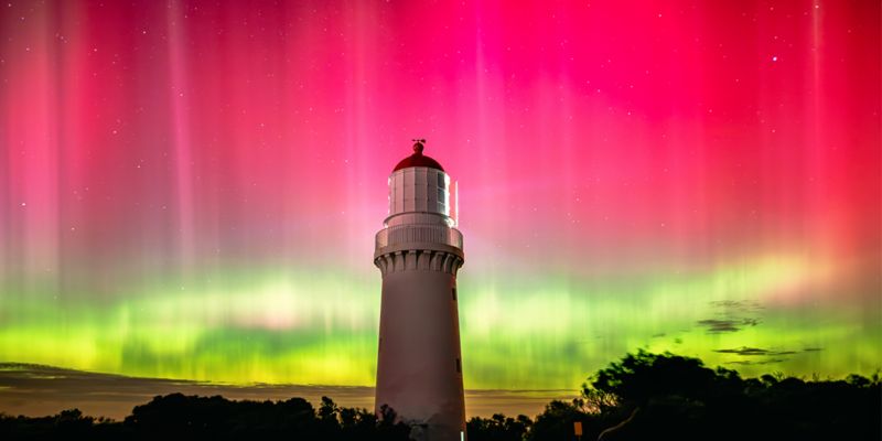 Southern lights in Victoria