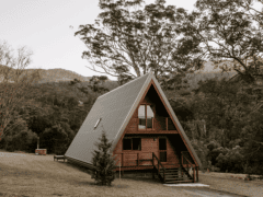 A Frame accommodation in Kangaroo Valley